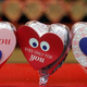 Valentine's candy in cheeky wrappers